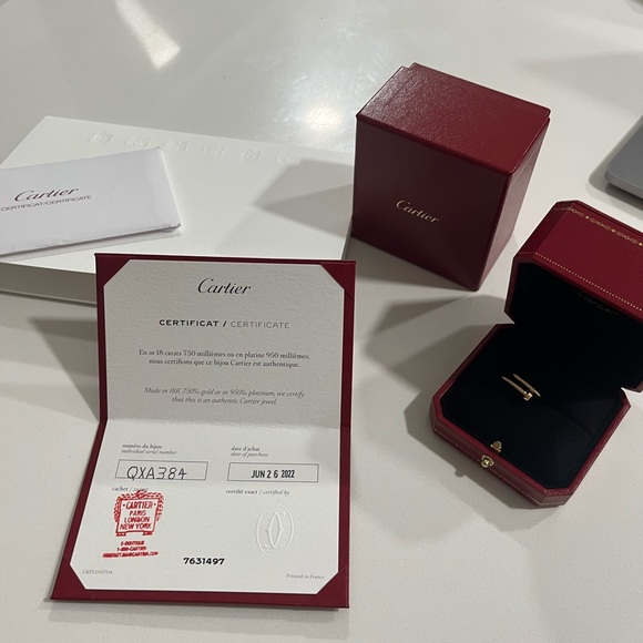 cartier ring 18 k authentic - Picture 2 of 7